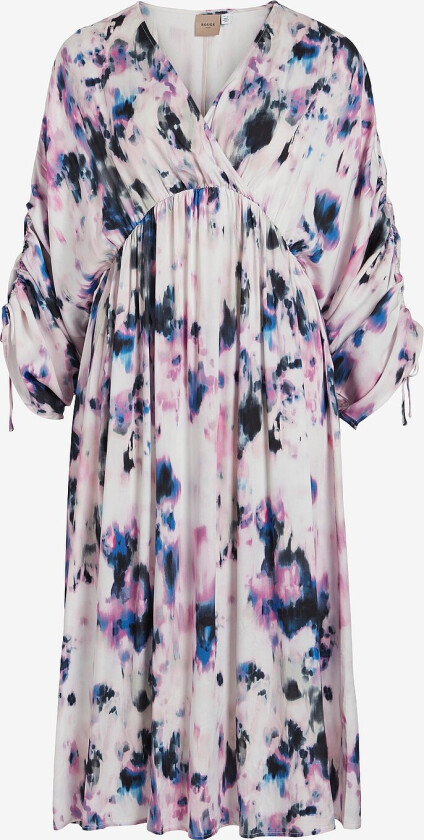 Kjole viMatea 3/4 Sleeve Midi Dress - Beige