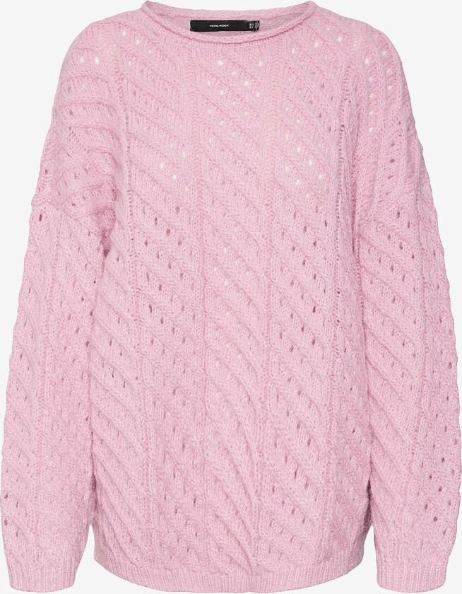 Genser vmHana LS O-neck Pullover - Lilla