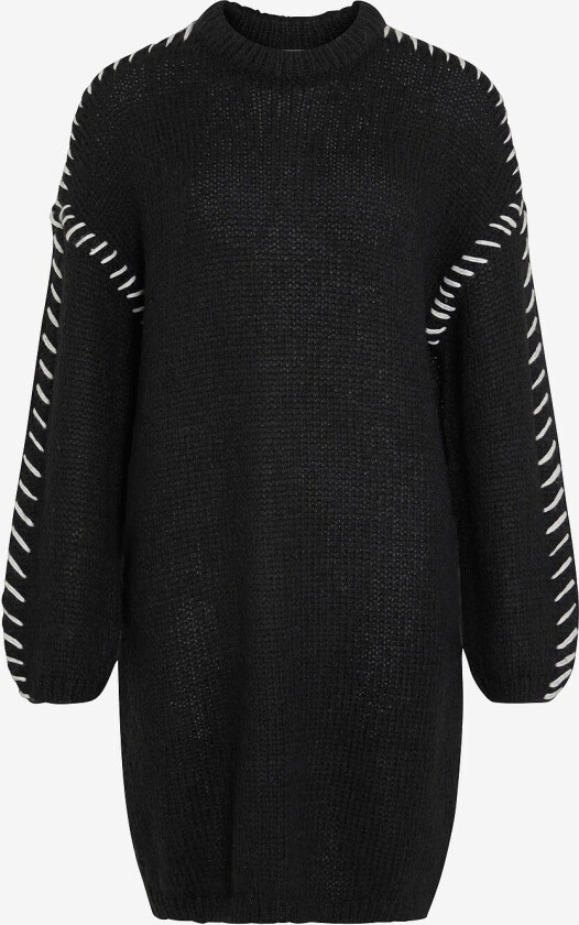 Kjole viChoca New L/S Knit Dress - Svart
