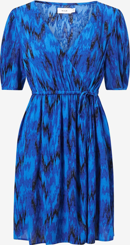 Kjole viCub Mika 2/4 Wrap Dress - Blå