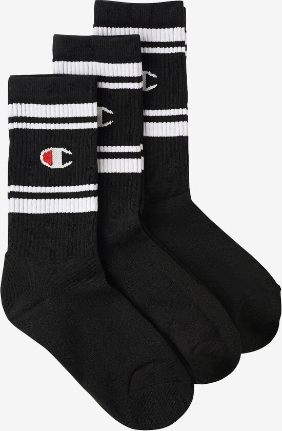 Sokker Crew Socks 3-pakning - Svart