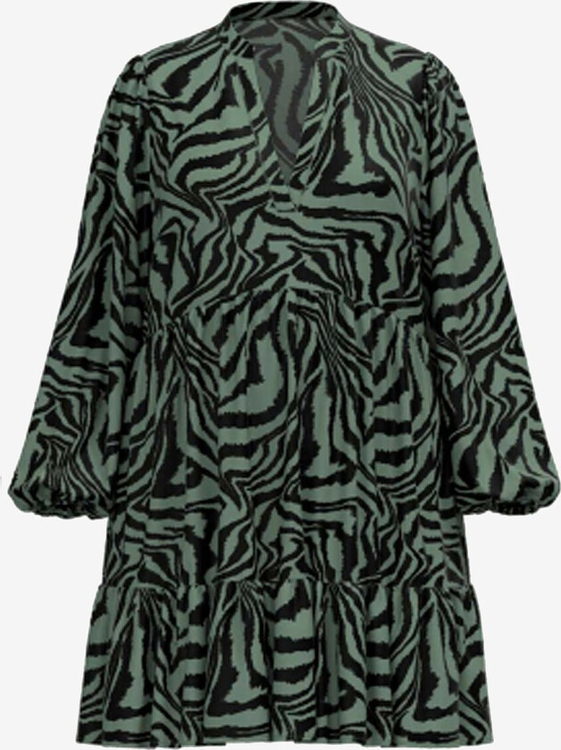 Kjole carSebbie L/S Tunic Dress Aop - Grønn