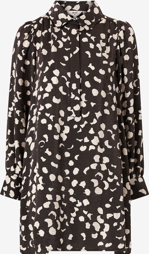 Kjole objOmika L/S Dress 129 - Svart