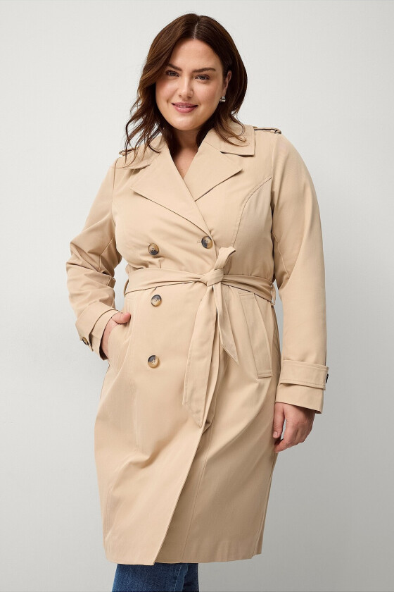 Trenchcoat mSimone L/S Coat - Beige