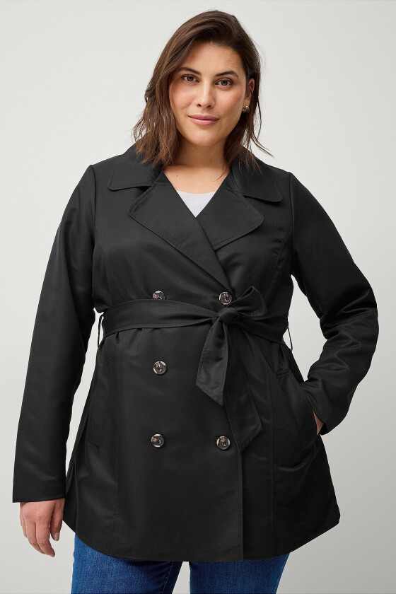 Trenchcoat caSelin L/S Jacket - Svart