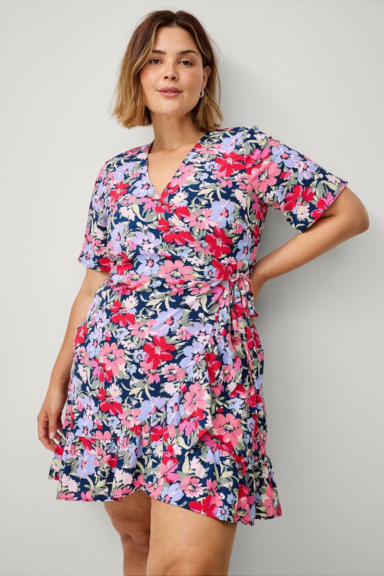 Omslagskjole caAnni 1/2 Abk Wrap Dress - Blå