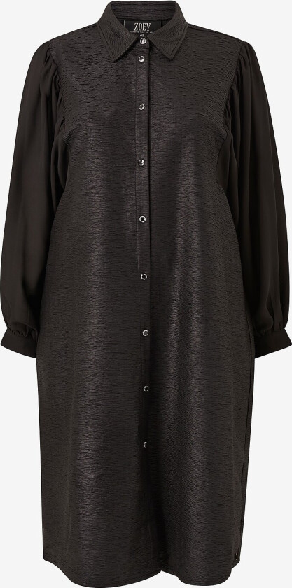Skjortekjole Alicia Dress - Svart