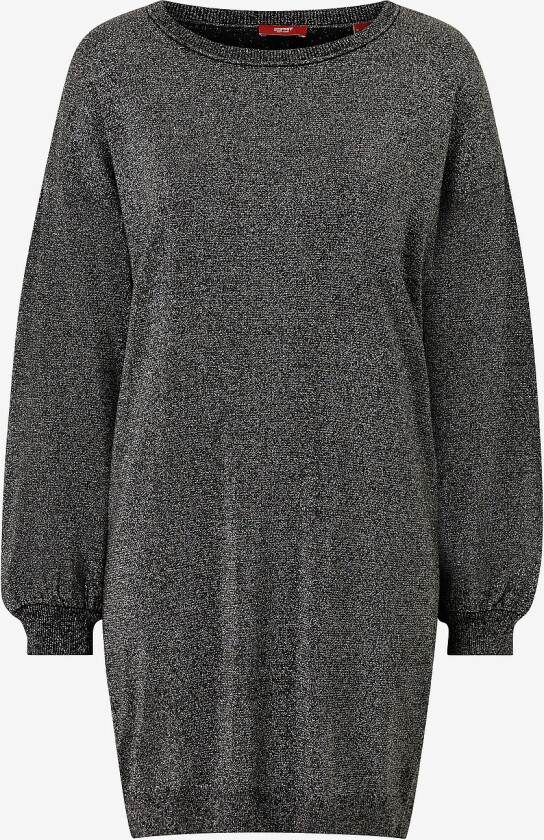 Kjole Lurex Rib Dress - Svart