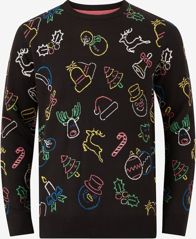 Julegenser Xmas Knit - Svart