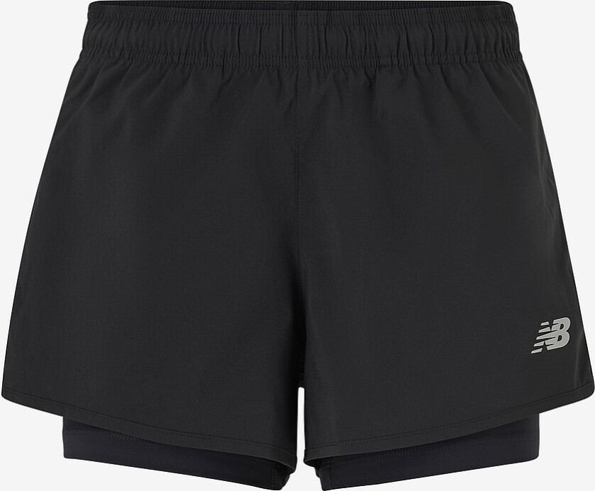 Treningsshorts Sport Essentials 2-in-1 Short 3 " - Svart