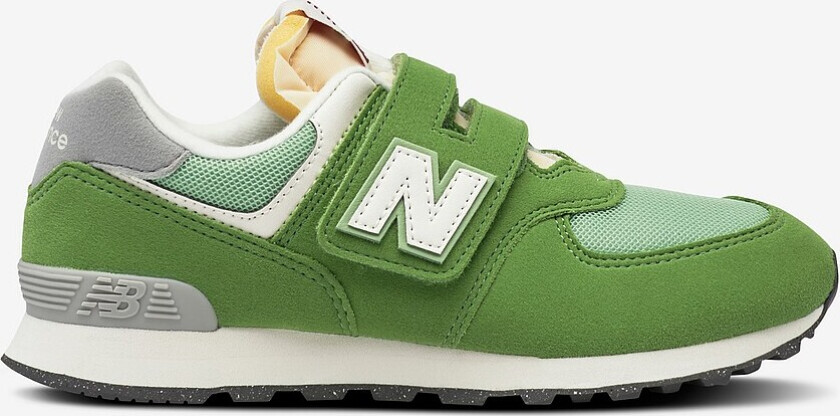 Joggesko 574 Hook & Loop - Grønn