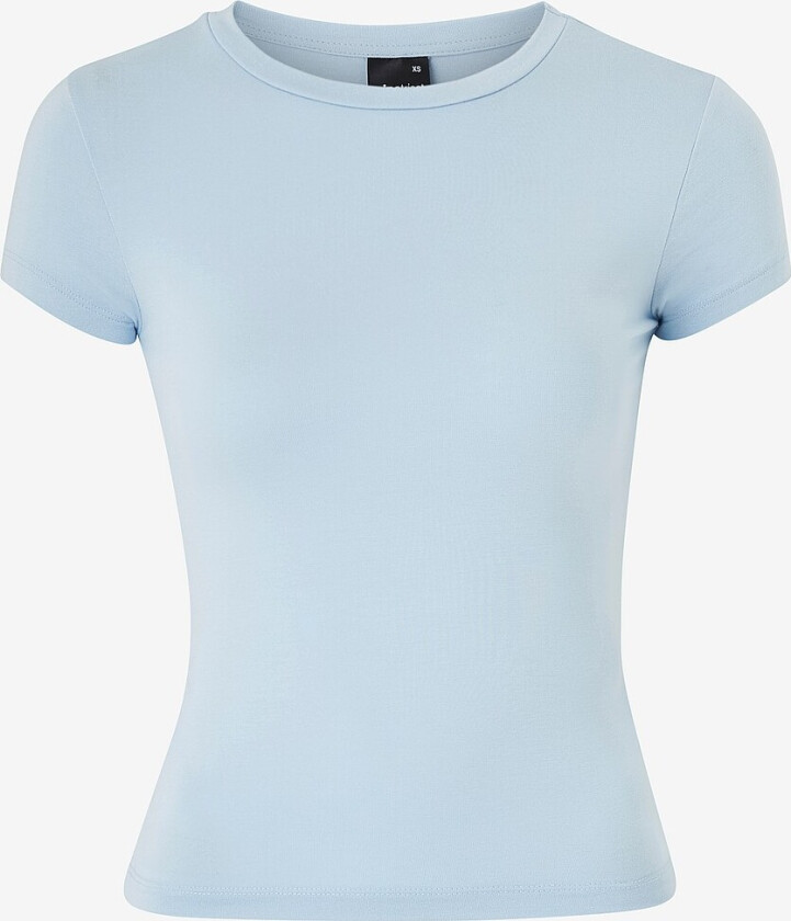 Topp Soft Touch Short Sleeve Top - Blå