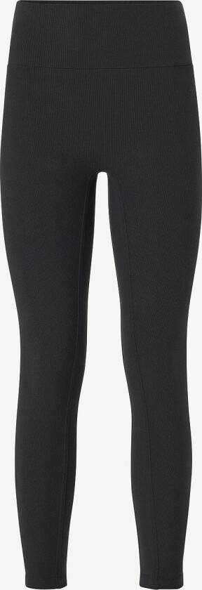 Tights Lounge Ribbed High-waist 7/8 Tights - Svart