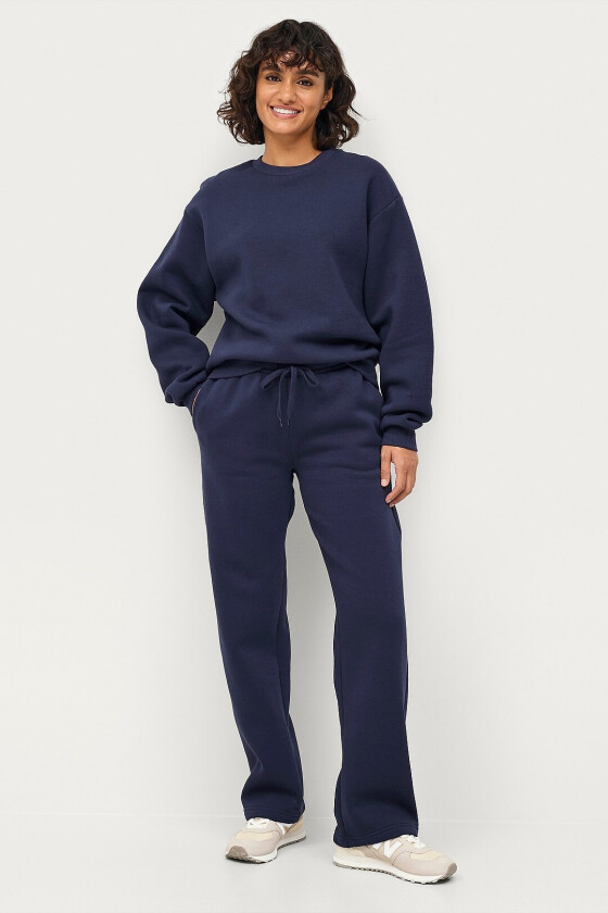 Sweatbukser Basic Straight Sweatpants - Blå