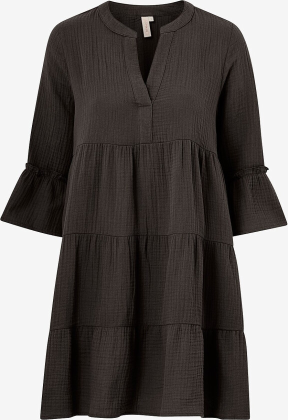 Kjole onlThyra Peplon Dress Wvn - Svart