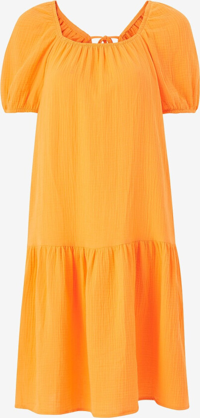 Kjole vmNatali Nia 2/4 Blk Dress Wvn - Gul