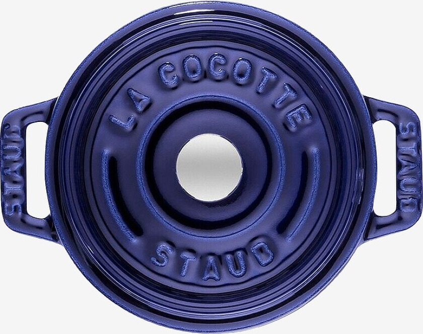 Gryte La Cocotte rund 10 cm, 0,25 L - Blå