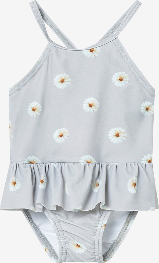 Badedrakt nbfFiona Strap Swimsuit Lil - Grå