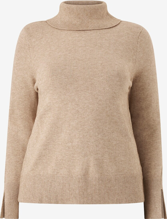 Genser carFia LS Rollneck Knt - Natur