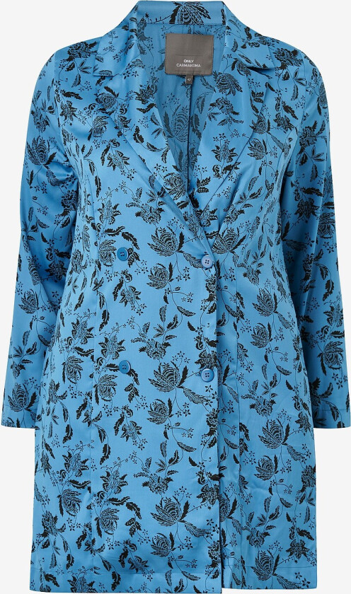 Kjole carIngvild Life LS Blazer Dress Aop - Blå