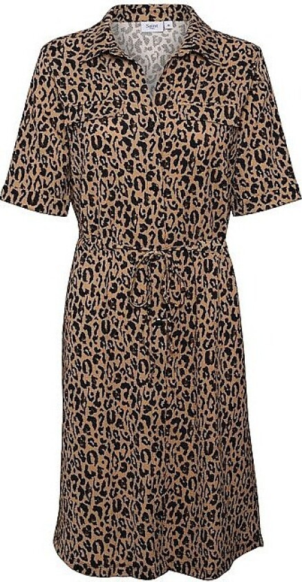 Skjortekjole ValdaSZ Dress - Natur