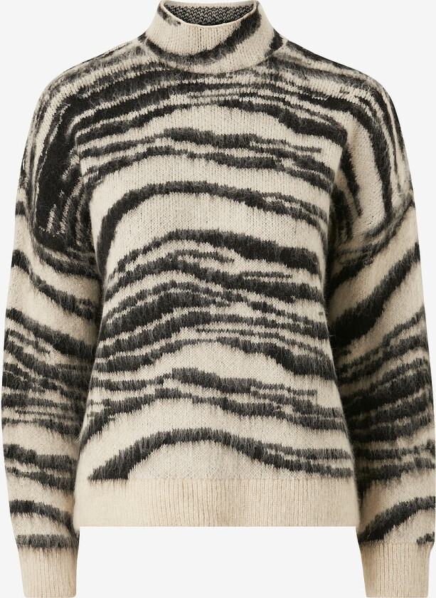 Genser onlWild LS JQ Highneck CC Knt - Grå