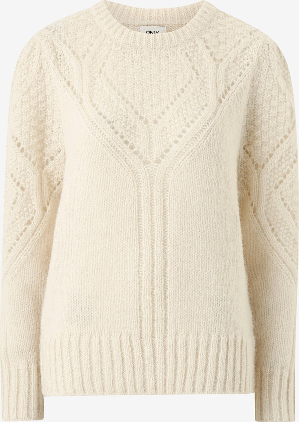 Genser onlAlicia Life LS Detail Oneck CC - Beige