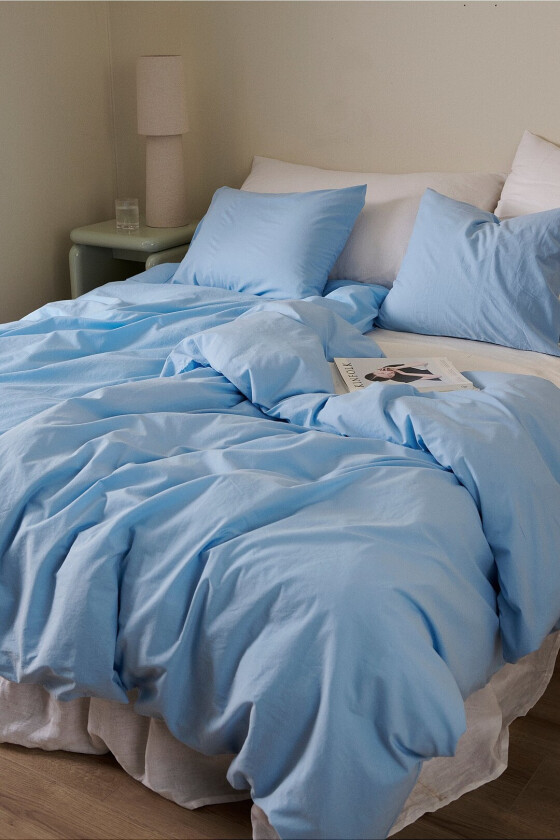 Sengesett Milly i bomull 2 eller 3 stykker - Blå