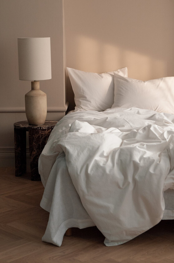 Sengesett Milly i bomull 2 eller 3 stykker - Hvit