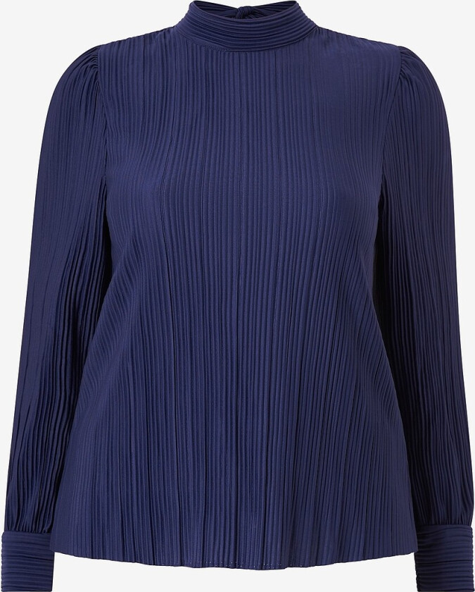 Topp vmcAurora LS O-neck Top Jrs Cur - Blå
