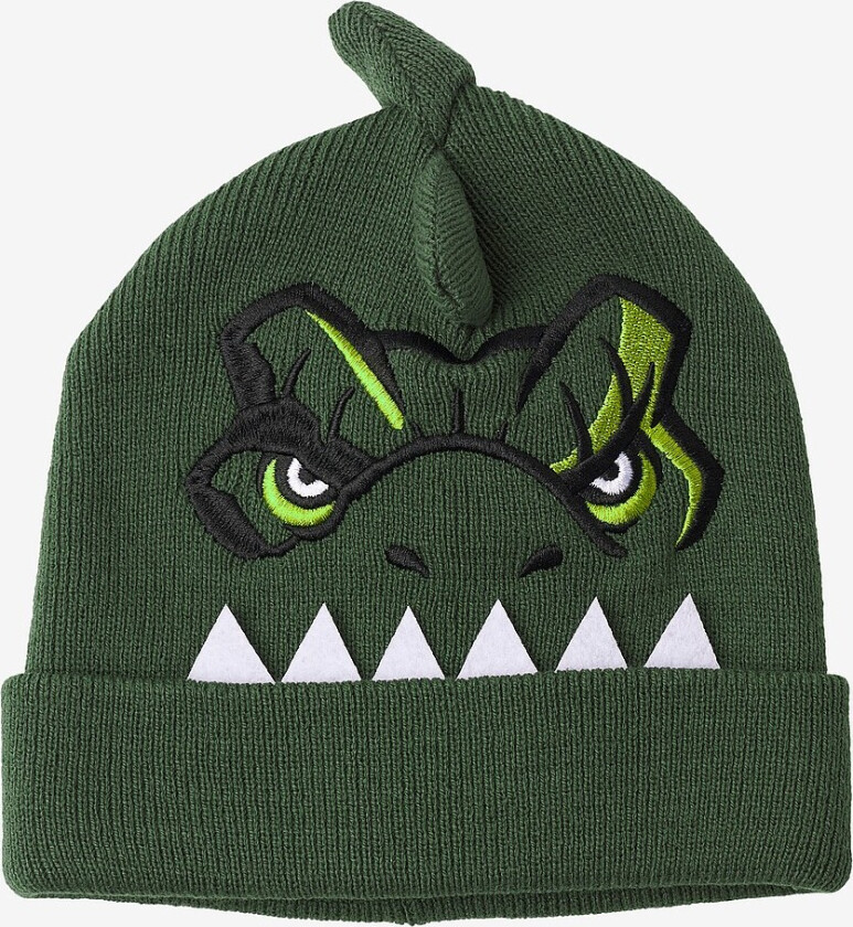 Lue nmmJovanni Jurassic Knit Hat - Grønn