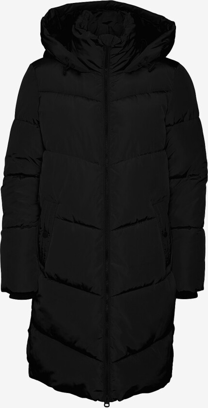 Kåpe vmChalsey Coat Cur - Svart