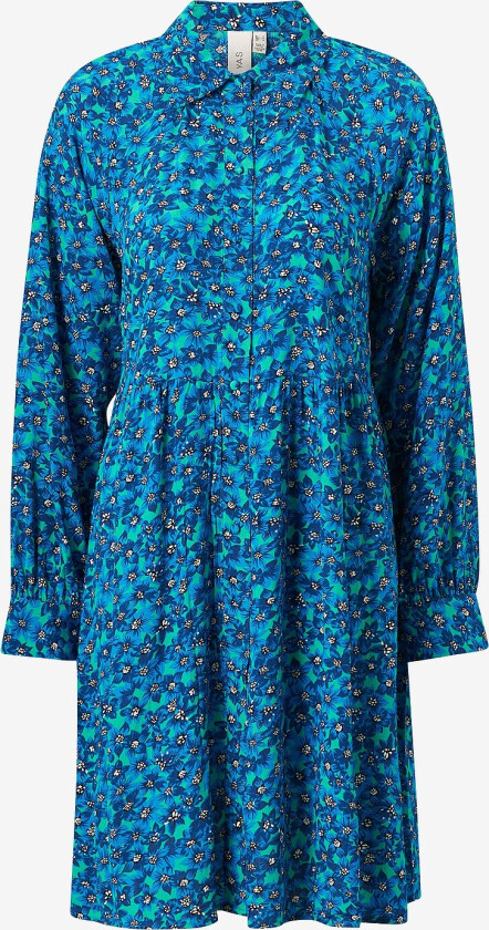 Kjole yasPollo LS Shirt Dress - Grønn