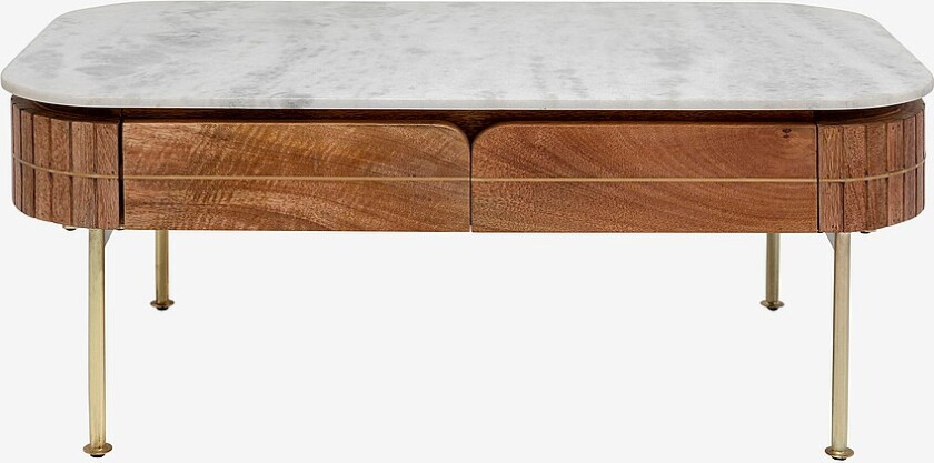 Sofabord Grace 60 x 110 cm - Hvit