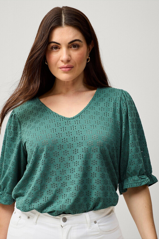 Topp vAlabama L/S Blouse - Grønn