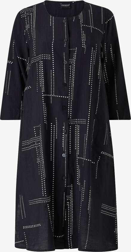 Kjole gLinette Long Cardigan Dress - Svart
