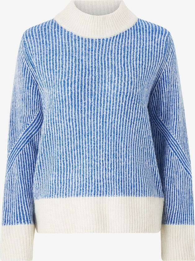 Genser ihKamara LS Stripe4 - Blå