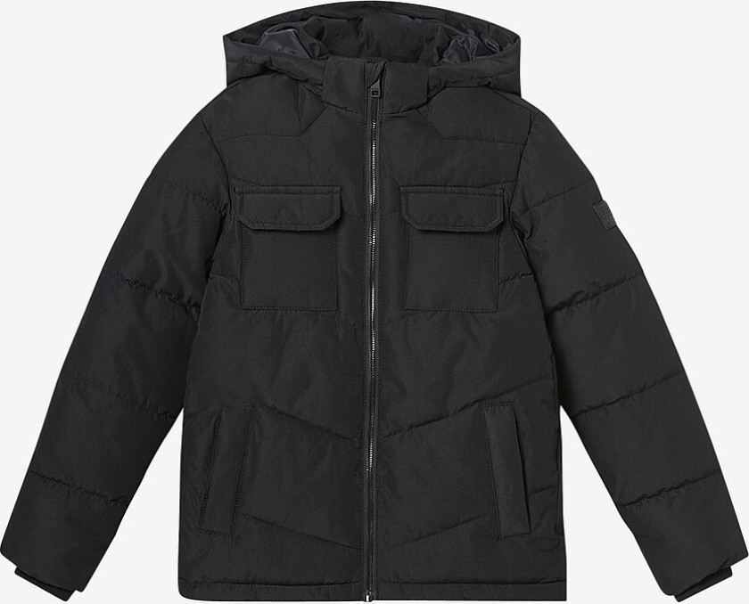 Jakke jjMason Puffer Jacket Jnr - Svart