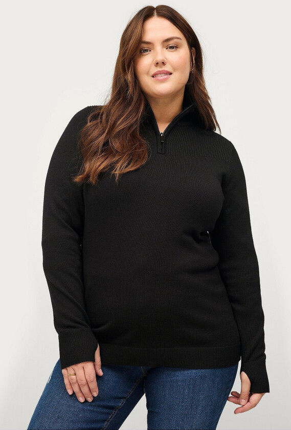 Genser mAlpine L/S Pullover - Svart