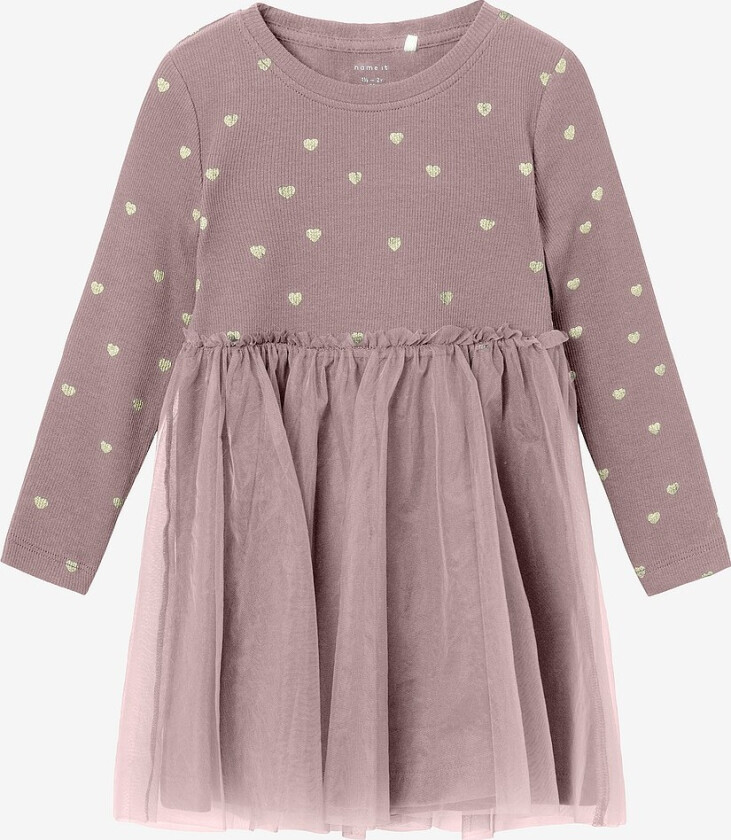 Kjole nmfNadja LS Dress - Grå