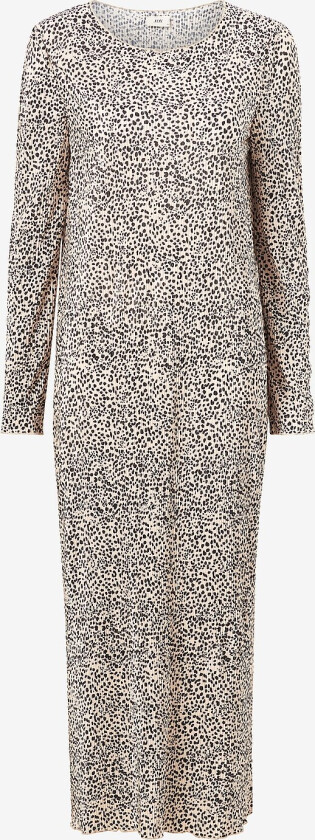 Maxikjole jdyCita L/S Pleated Midi Dress Jrs - Beige