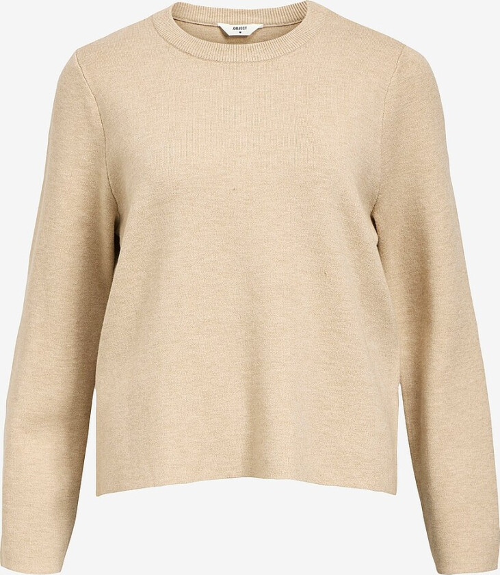 Genser objReynard Square Sleeve O-neck - Brun