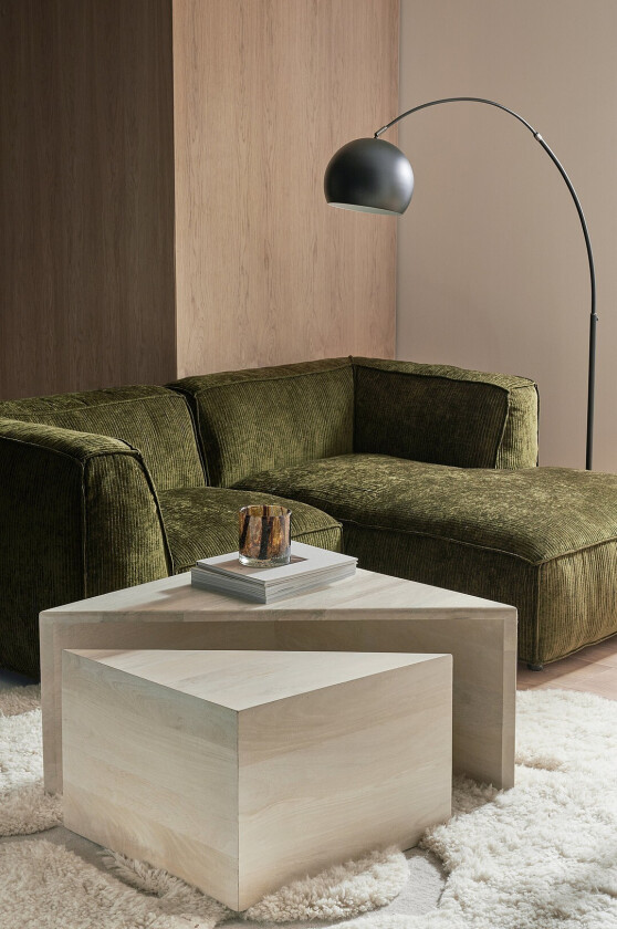 Sofabord Trilloin, sett med 2 stk - Natur