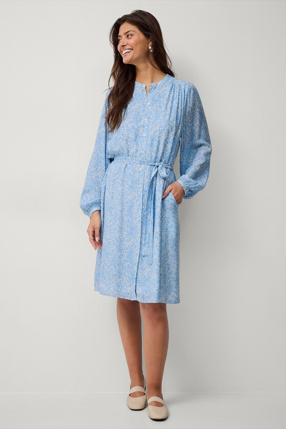 Kjole Kati Shirt Dress - Blå