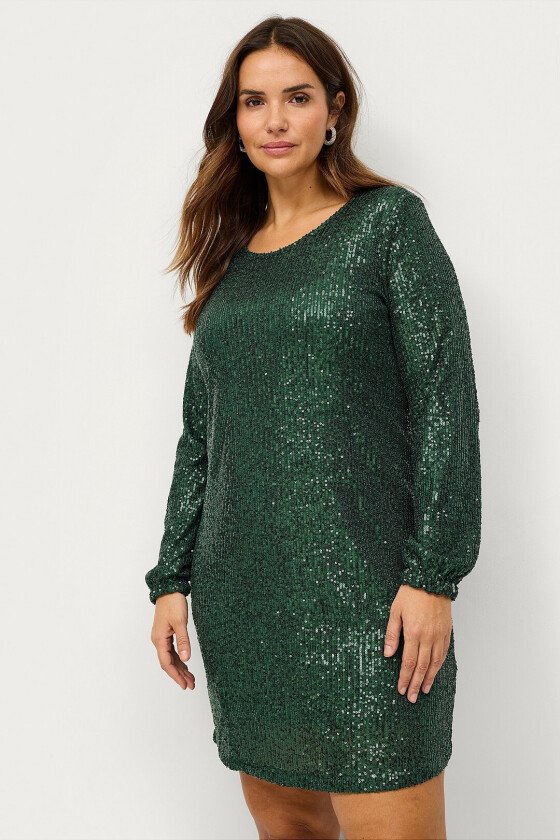 Kjole mElsa L/S Short Dress - Grønn