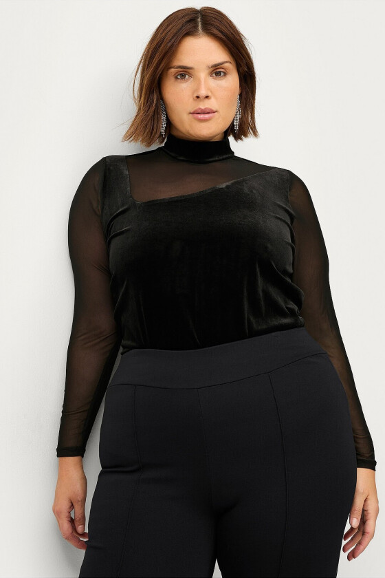 Topp mLivia L/S Top - Svart