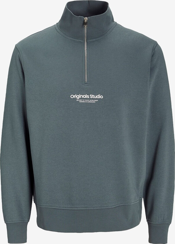 Collegegenser jorVesterbro Sweat Quarter Zip - Grå