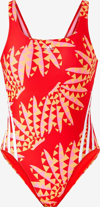 Badedrakt Farm Rio 3-stripes Swimsuit - Rød