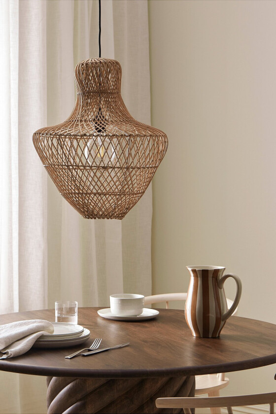 Taklampe Keira - Brun