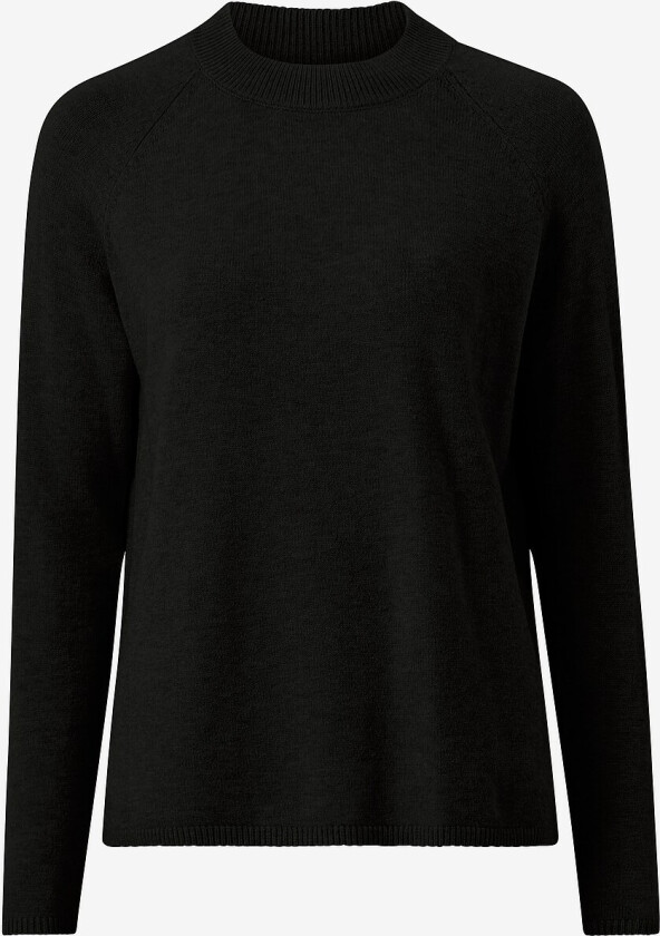 Genser jdyMarco L/S O-neck Slit Pull Knt - Svart